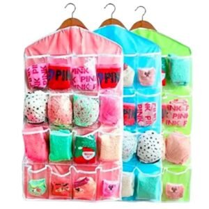 16 Pockets 15:27 Size Wall Wardrobe Hanging Organizer